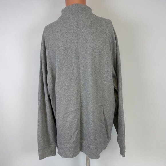 Vineyard Vines Classic Core Pullover Sweater Mens Size 2XL Grey Quarter Zip - Picture 3 of 4